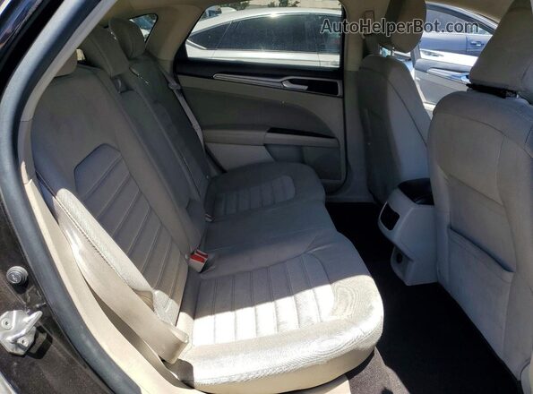 3FA6P0LU6LR191700 2020 FORD FUSION Black Widok tylnych siedzeń