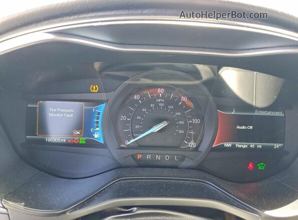 3FA6P0LU6LR191700 2020 FORD FUSION Black Widok zestawu wskaźników