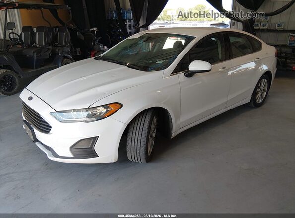 3FA6P0LU6LR224095 2020 FORD FUSION White წინა მარცხენა ხედი სამი მეოთხედიდან