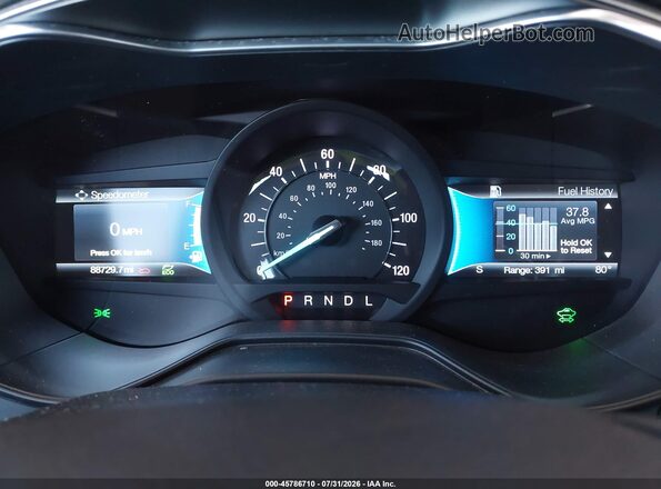 3FA6P0LU6LR234089 2020 FORD FUSION Silver Vista de los asientos traseros