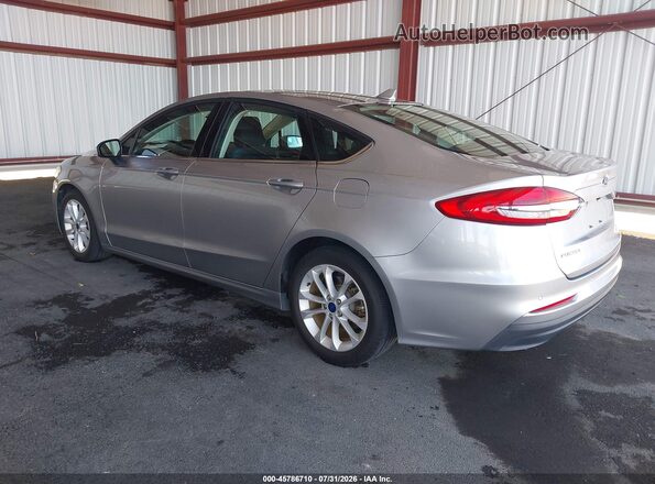 3FA6P0LU6LR234089 2020 FORD FUSION Silver Trasero izquierdo