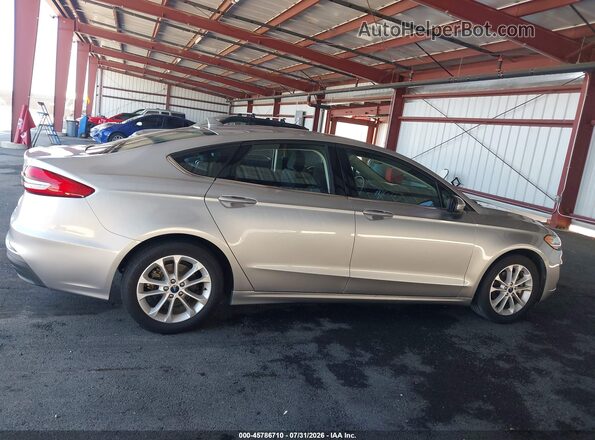 3FA6P0LU6LR234089 2020 FORD FUSION Silver Vista interior trasera