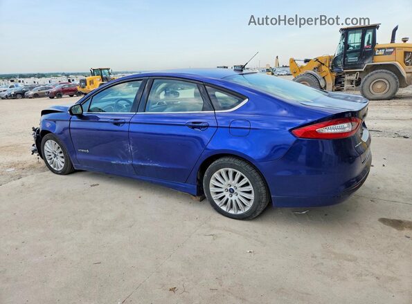 3FA6P0LU7GR388235 2016 FORD FUSION Blue Rear left