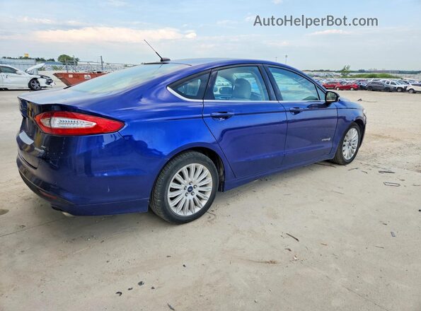 3FA6P0LU7GR388235 2016 FORD FUSION Blue Rear right