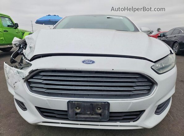 3FA6P0LU7GR404868 2016 FORD FUSION Белый Вид спереди