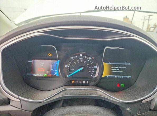 3FA6P0LU7GR404868 2016 FORD FUSION Белый Вид щитка приборов