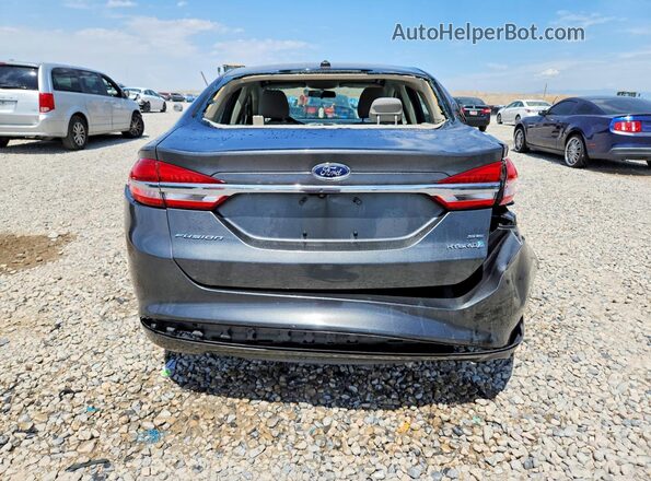 3FA6P0LU7HR266069 2017 FORD FUSION Gray უკანა ხედი