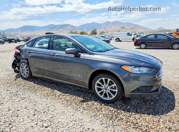 3FA6P0LU7HR266069 2017 FORD FUSION Gray წინა მარჯვენა