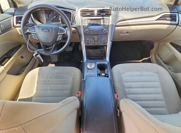 3FA6P0LU7HR266069 2017 FORD FUSION Gray წინა პანელის ხედი
