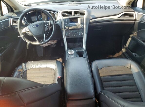3FA6P0LU7HR315075 2017 FORD FUSION Charcoal Вид панелі приладів