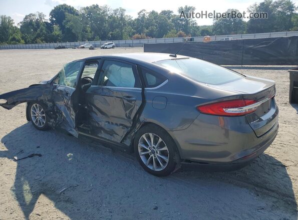 3FA6P0LU7HR319045 2017 FORD FUSION Gray Tył lewy