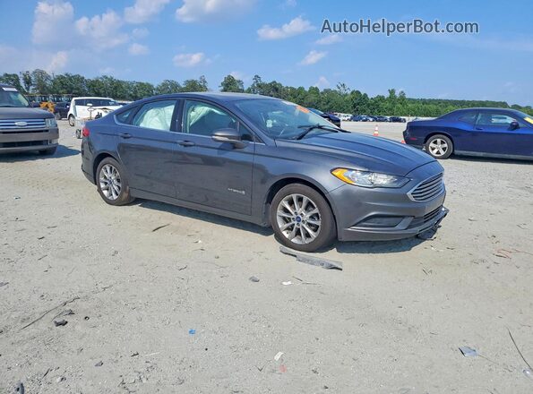 3FA6P0LU7HR319045 2017 FORD FUSION Gray Przód prawy