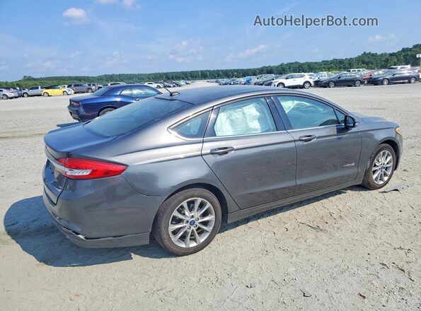 3FA6P0LU7HR319045 2017 FORD FUSION Gray Tył prawy