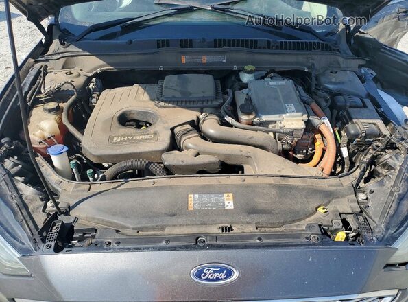3FA6P0LU7HR319045 2017 FORD FUSION Gray Widok wnętrza z tyłu