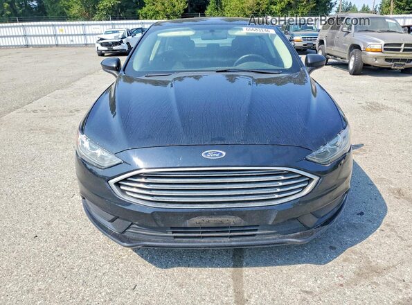 3FA6P0LU7HR348075 2017 FORD FUSION Black Вид спереду