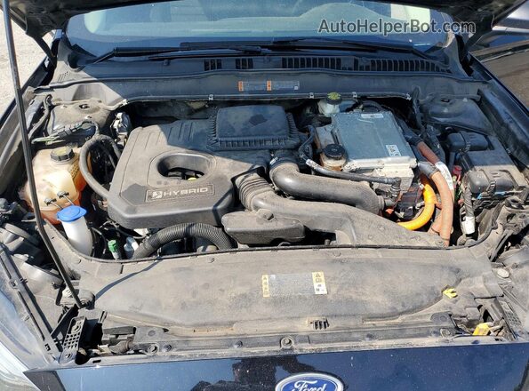 3FA6P0LU7HR348075 2017 FORD FUSION Black Вид задньої частини салону