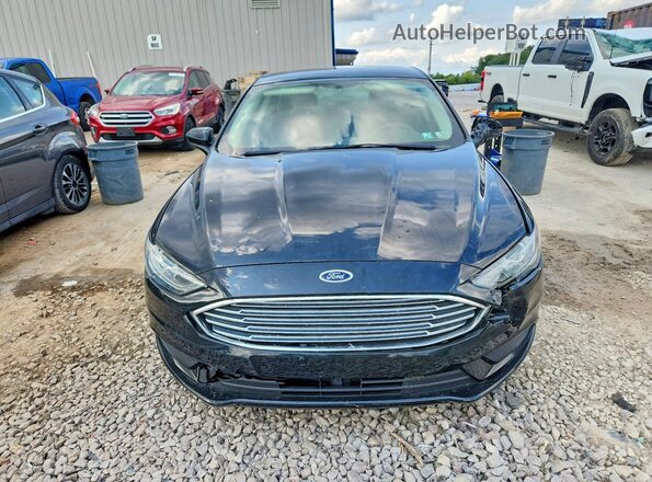 3FA6P0LU7JR141367 2018 FORD FUSION Черный Вид спереди