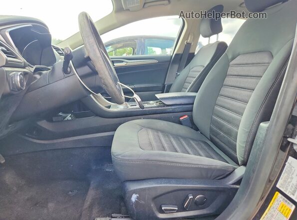 3FA6P0LU7JR141367 2018 FORD FUSION Черный Вид салона спереди