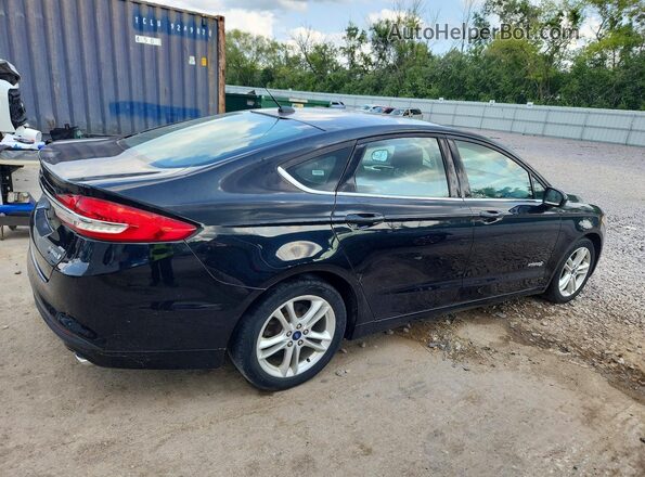 3FA6P0LU7JR141367 2018 FORD FUSION Черный Задняя правая четверть