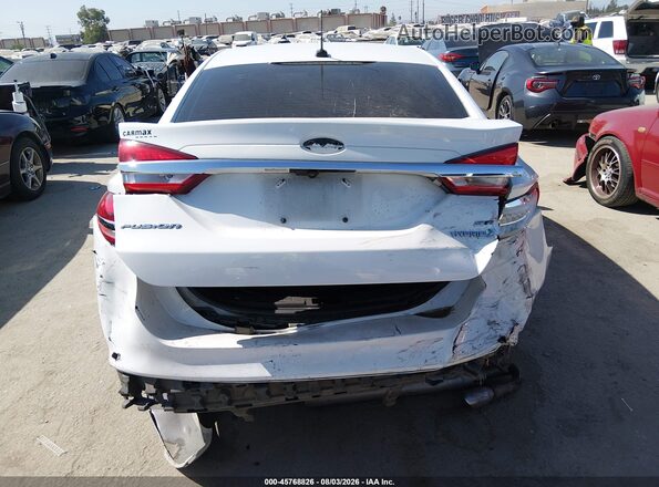 3FA6P0LU7JR170304 2018 FORD FUSION HYBRID White 