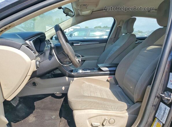 3FA6P0LU7JR192805 2018 FORD FUSION Серый Вид салона спереди