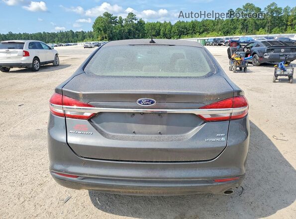 3FA6P0LU7JR192805 2018 FORD FUSION Серый Вид сзади