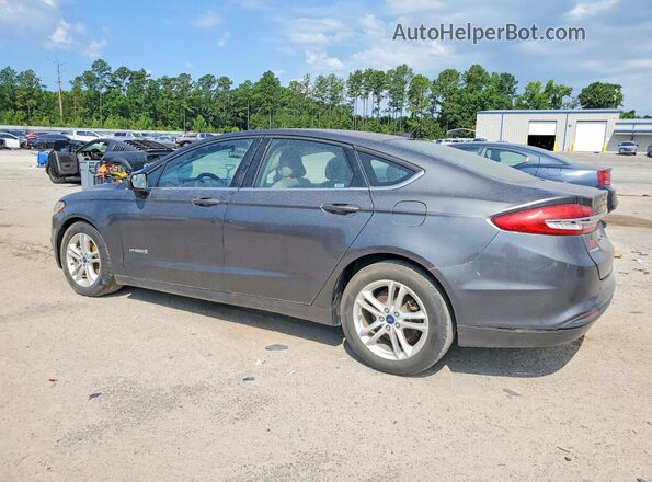 3FA6P0LU7JR192805 2018 FORD FUSION Серый Задняя левая четверть