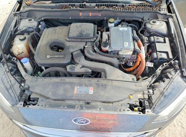 3FA6P0LU7JR192805 2018 FORD FUSION Серый Вид задней части салона