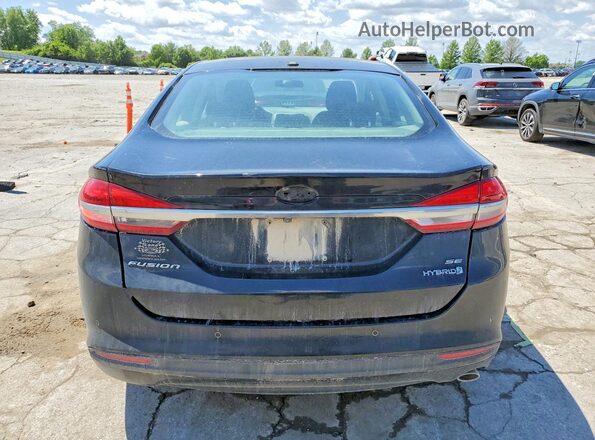 3FA6P0LU7JR226922 2018 FORD FUSION Black Widok z tyłu
