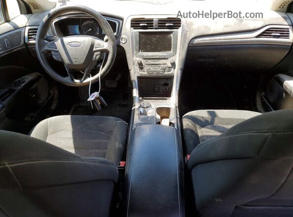 3FA6P0LU7JR226922 2018 FORD FUSION Black Widok deski rozdzielczej