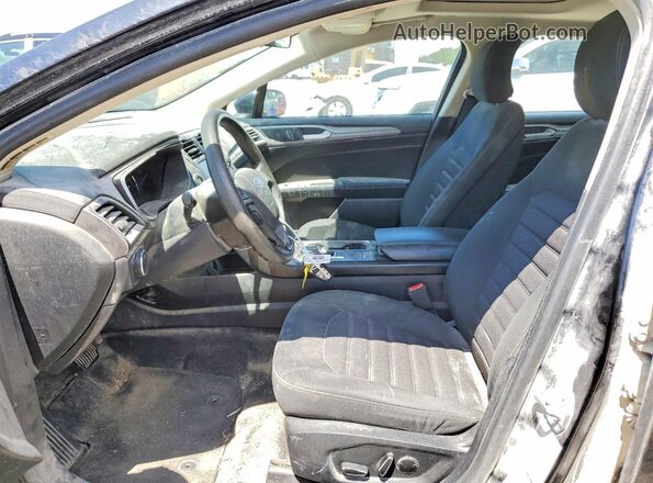 3FA6P0LU7JR226922 2018 FORD FUSION Black Widok wnętrza z przodu