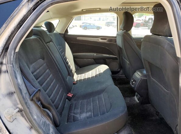 3FA6P0LU7JR226922 2018 FORD FUSION Black Widok tylnych siedzeń