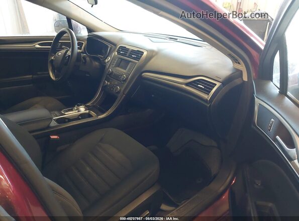 3FA6P0LU7JR235443 2018 FORD FUSION HYBRID Red Front interior view