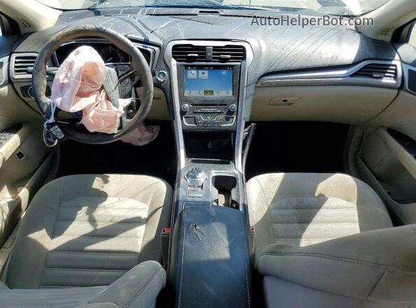 3FA6P0LU7JR257149 2018 FORD FUSION Beige Vista del salpicadero