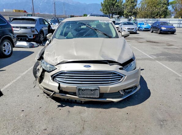 3FA6P0LU7JR257149 2018 FORD FUSION Beige Vista frontal