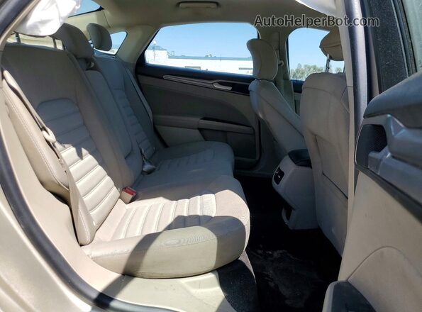 3FA6P0LU7JR257149 2018 FORD FUSION Beige Vista de los asientos traseros