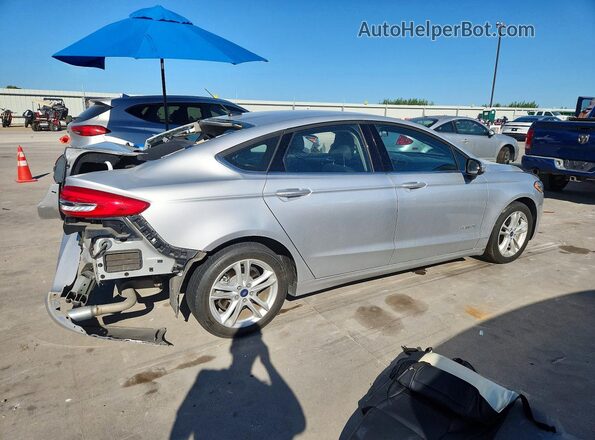 3FA6P0LU7JR274775 2018 FORD FUSION Серебряный Задняя правая четверть