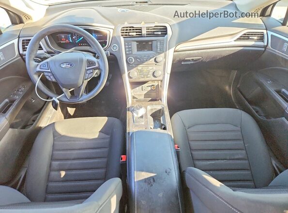 3FA6P0LU7JR274775 2018 FORD FUSION Серебряный Вид панели приборов