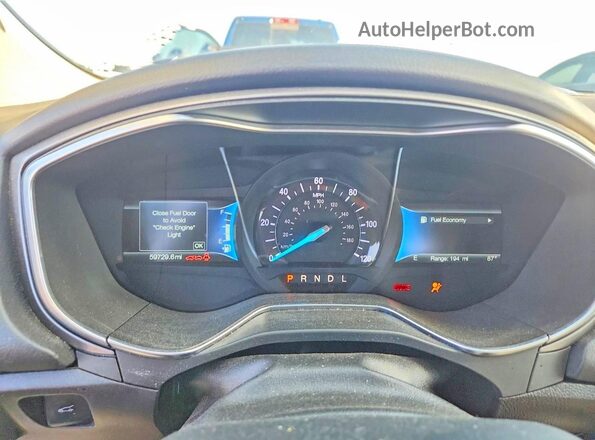 3FA6P0LU7JR274775 2018 FORD FUSION Серебряный Вид щитка приборов