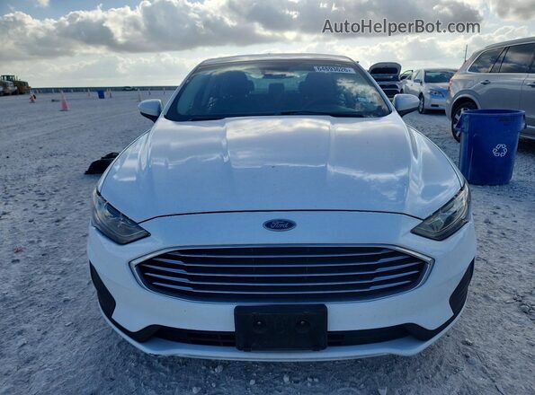 3FA6P0LU7KR116695 2019 FORD FUSION White Դիմացի տեսք