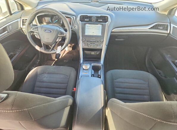 3FA6P0LU7KR116695 2019 FORD FUSION White Առջևի վահանակի տեսք