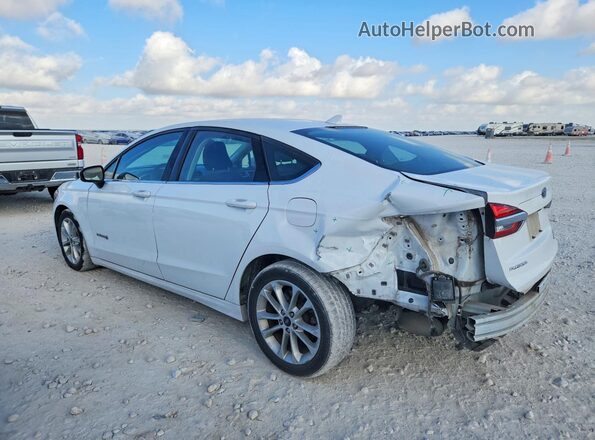 3FA6P0LU7KR116695 2019 FORD FUSION White Հետևի ձախ