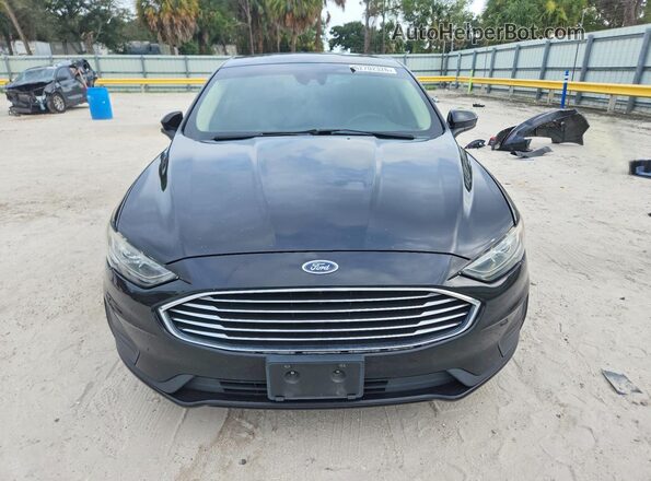 3FA6P0LU7KR207501 2019 FORD FUSION Black წინა ხედი