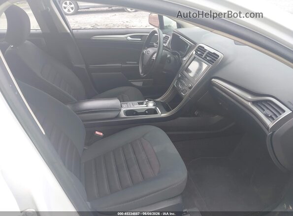 3FA6P0LU7KR211449 2019 FORD FUSION HYBRID Белый Вид салона спереди