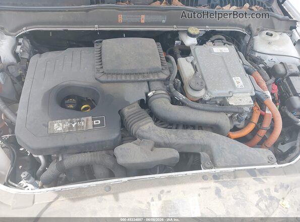 3FA6P0LU7KR211449 2019 FORD FUSION HYBRID Белый Вид сзади