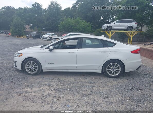 3FA6P0LU7KR211449 2019 FORD FUSION HYBRID Белый 