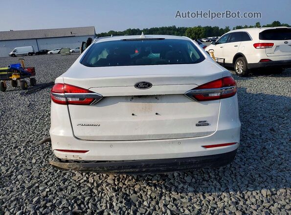 3FA6P0LU7LR106735 2020 FORD FUSION White უკანა ხედი