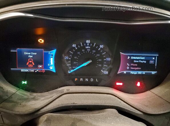 3FA6P0LU7LR126435 2020 FORD FUSION Серый Вид щитка приборов