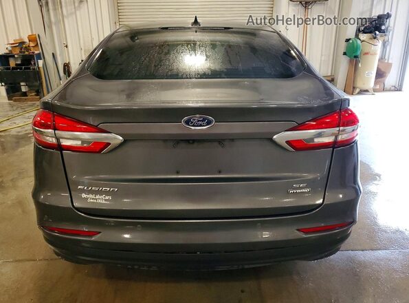 3FA6P0LU7LR126435 2020 FORD FUSION Серый Вид сзади