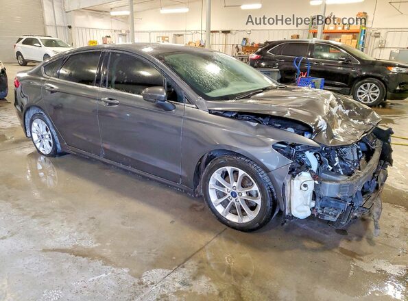 3FA6P0LU7LR126435 2020 FORD FUSION Серый Передняя правая четверть